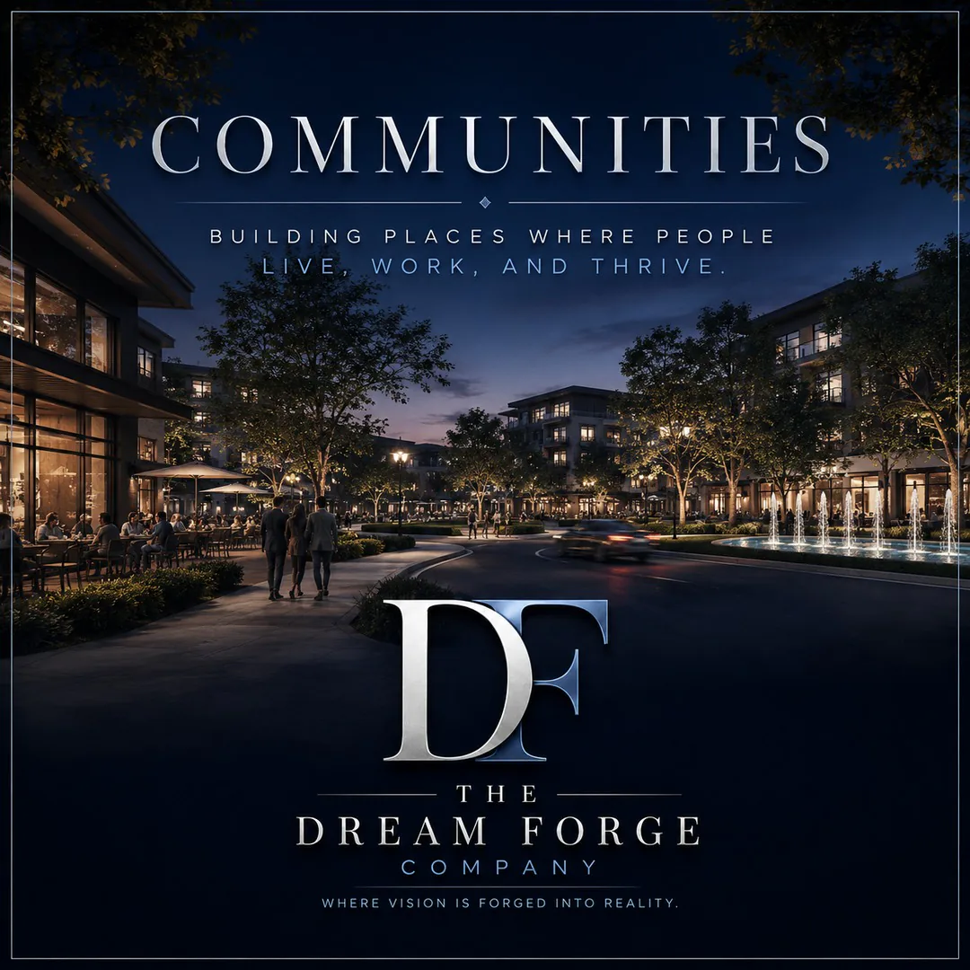 Communities — Building places where people live, work, and thrive.